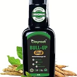 Clayroot BULL-UP Massage Oil for Men | Unique Blend of Ayurvedic Oils with 100% Pure & Natural Ingredients | Formulated for Men Who Have Experienced Diminished Sensitivity | No Side Effect | 50 ml-Pack of 1-image-85