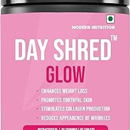 GLOW | Advanced Fat Shredder for Men Women | VEGAN Collagen | Supports Healthy Skin, Hair, Nails, Bone & Joint | Collagenic Fat Shred | Weight Loss Supplement | Belly Fat Shredder | ACV | 60 Tab-picture-10
