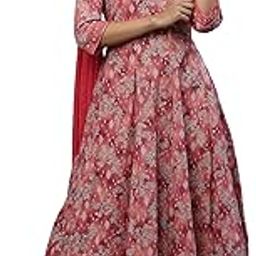 Custard Yellow Yarn-Dyed Printed Dress in V-Neck-image-49