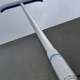 Helix Solar Panel/Glass/Window Cleaning Brush with 2.4 Metres Telescopic Pole with 18inch brush for panel cleaning-17