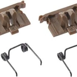 4 Pcs Black/Brown Hair Clippers Accessories, Spring Tension & Cam follower Hair Clippers Accessories Parts for W-ahL Magic Clip 8148/8504/8591/1919 Repair Parts-image-46