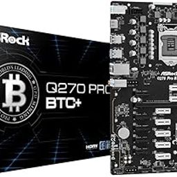 ASRock Q270 PRO BTC+ Mining Board Intel 1151 ATX DDR4 Motherboard Supports Intel 6th,7th,8th &9th Generation Processors-30