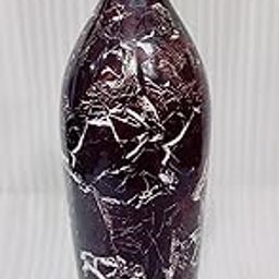 C.D Metal Unbreakable Flower Vase Black And Blue Marble-image-58