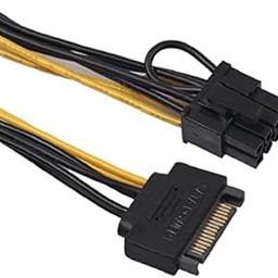 ULTRABYTES 15Pin Sata Male to 8Pin(6+2) Pci-E Power Supply Cable 15-Pin to 8 Pin Cable-image-7