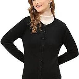 Womens Solid Round Neck Full Sleeve Modal Nylon Casual Sweater (1232741RN)-picture-19