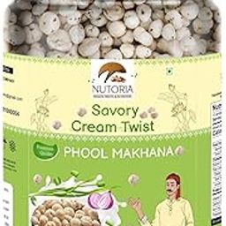 NUTORIA HEALTH FRUITS & NUTRITION Phool Makhana, Foxnuts I Natural & Crunchy (Jar Pack) | Lotus Puffs | Rich in Calcium | Maintains Weight | Fit for Fasting (500g)-image-66