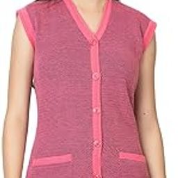 V Neck Sleeveless Winter Woolen Sweater for Women-image-60