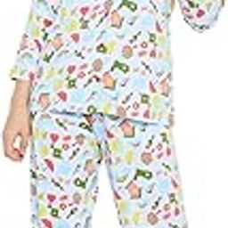 Women's Cotton Printed Button Me Up Shirt & Pyjama Set-image-11