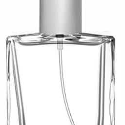 Zenvista Packagings Glass Perfume Bottle, 50ml, Transparent with Silver Matte Screw Cap-54