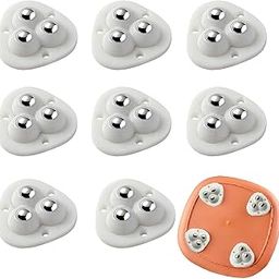 Unity Brand Appliance Wheels for Kitchen, Furniture, 4 Pack Slider for Countertop, Self Adhesive Mini Caster Wheels, 360 Degree Swivel for Moving (Small Size, 4)-32