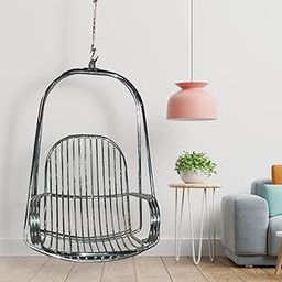 Kaushalendra Stainless Steel Swing Hammock Chair with Cushion & Accessory-image-26