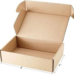 Box Brother 3 Ply Brown Flap Corrugated Packaging Box Size: 6x4x2 Length 6 inch Width 4 inch Height 2 inch 3Ply Corrugated Packaging Box (Pack of 25)-image-82