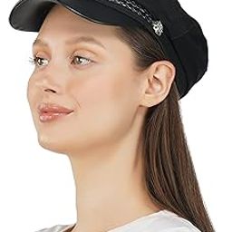 French Beret Cap Summer Season Unisex Artist Newsboy Hats, Ascot Cotton British Style Adjustable Women's Caps (WBC8101, Free Size)-image-34