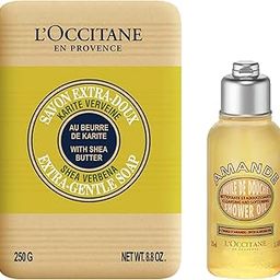 L'Occitane Shea Butter Extra Gentle Soap - Verbena & L'Occitane Almond Shower Oil Combo-26