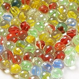 CLUB BOLLYWOOD® 100x Gl Marbles Sizes 14mm for Tank Decorating Aquarium Centerpieces,|Toys & Hobbies | Marbles'|100 Glass Marbles'-16