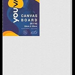 Navneet Youva | Cotton White Blank Canvas Boards for Painting, Acrylic Paint, Oil Paint Dry & Wet Art Media | 8x10 inch | Pack of 3 (23748-1)-image-18