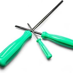 Zenith 3-Piece Screwdriver Set for Industrial Sewing Machines, Multi-Size Professional Tools,Magnetic tip Green-image-99