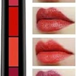 Luhsan Fabulous Matte Shades 5 Lipstick in 1, (Red) Edition Lipstick Set (10 ml) - (Pack of 1)-image-42