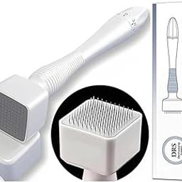 CAVERNSHOP 140 Titanium Adjustable Derma Roller Microneedle Stamp Kit 025mm to 3mm for Skin Repair Face Hair Beard Growth Acne Scars Rejuvenation-image-8