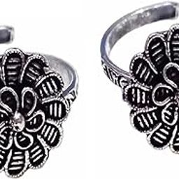 Plated Brass Toe Ring Set Foot Jewellery for Women and Girls Alloy Toe Ring-image-30