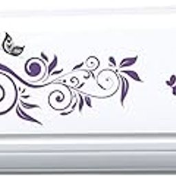 Decals Creation Vinyl AC Stickers Blue Flowers Air Conditioner Sticker for All AC's, Botanical, Pack of 1-image-16