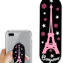 Regor Tabletop Finger Grip & Mobile Holder Mobile Stand Phone Holder for Hand & Mobile Back Holder Grip Great for Selfie & Works as iPhone Stand & Android Phone Stand - Eiffel Tower (Black)-13