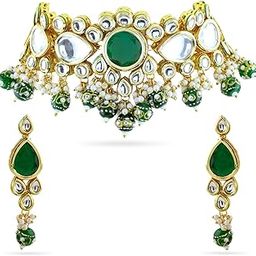 Choker Necklace Sets – Glossy Beaded Traditional Designs for Women – Ideal for Ethnic & Wedding Wear-image-20