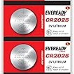 Eveready Ultima Coin Battery 3V | CR2025 | Made with High-Purity Lithium | with Child Proof Packaging | Best Suited for Car Key Fobs, Small Remotes, Medical Devices & Sensors | Pack of 5-30