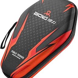 Fashion My Day Pickleball Racket Cover Ping Pong Paddle Case for Competition Outdoor Sports Black Red-image-13