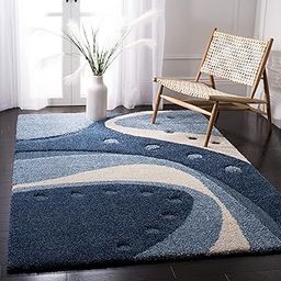 Naseeb Carpets Modern Shag Collection 4x6 feet Colour Light Blue/Mix for Living Room Bedroom Dinning Room enteryways Plus 2-inch Thick Non-Shedding Area Rugs.-picture-32