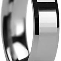 Gunmetal Tungsten Carbide Rings for Men Women Classic Ring Bands Domed Polished Shiny, Size 20-image-12