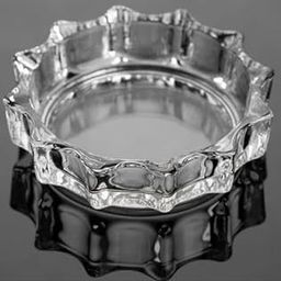 PAUL SONS Hospitality Round Glass Crystal Quality Cigar Cigarette Ashtray Round Tabletop For Home Office Indoor Outdoor Home Decor (Pack of 1Pc)-image-9