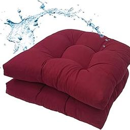 MTMR Outdoor Chair Cushions Set of 2, Water-Repellent 19”X19” Patio Chair Cushions with High Elasticity PP Cotton, No Fading Tufted Patio Furniture Cushions, Thick Seat Cushions for Outdoor Furniture-image-34