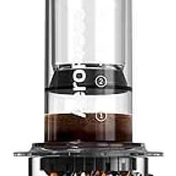 AeroPress Clear Coffee Press – 3 In 1 Brew Method Combines French Press, Pourover, Espresso, Full Bodied Coffee Without Grit or Bitterness, Small Portable Coffee Maker for Camping & Travel, Clear-image-39