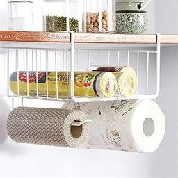 Bianco 12 Inch Multifunctional Storage Basket Kitchen Storage Rack Under Cabinet Storage Shelf Basket Wire Rack Organizer Storage White Versatile Durable Space Saving Convenient Pack of 1-15