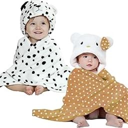 Swissberry Baby Bath Towel Newborn Combo Pack of Hooded Towel Wrapper Quick Water Absorb for Baby Boys and Girls Pack of 2, 0-2 Years-image-96