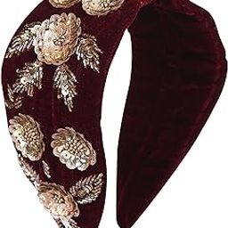 Beaded Hair Band For Girls Comfortable & Soft Hand Made Embroidery Headband Beautiful Cute Fashion Accessories-image-95