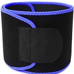 Slimming Belt for Men, Women Belly Sweat Slim Belt Neoprene Fat Burning Waist Trainer Healthy Sweat, Weight Loss, Lower Back-image-47