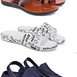 Men's Sandals | Lightweight Wear| Stylish & Easy to Wear For Men's PCV-SAN-(3-COMBO)-3151-3104-3136-image-95