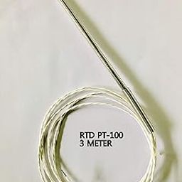 RTD PT100 SENSOR PENCIL TYPE ROD OD 6 mm LENGTH 150 mm 3 MTR CABLE JAIN AUTOMATION MAKE-0