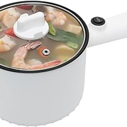 Jecrina Electric Non-Stick Pot two gear firepower, Portable, and Versatile for Stir Fry, Soup, Stew, and Deep Frying, Rice Cooker-19