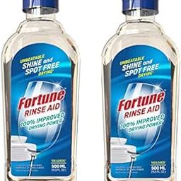Fortune Dishwasher Rinse Aid 500 ml liquid (2 Units X 500 ml)-image-55