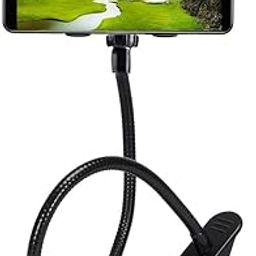 TRIDEO [𝟏𝟓 𝐘𝐄𝐀𝐑𝐒 𝐖𝐀𝐑𝐑𝐀𝐍𝐓𝐘 Flexible Tabletop Metal Lazy Phone Holder – Adjustable Long Arm Clip Mount Stand for Smartphones, Ideal for Office, Bedroom, Desktop Use-image-11