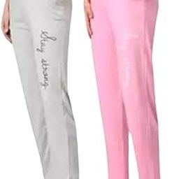 ABS ENTERPRISES Women's Cotton Stretchable Ankle Length Comfortable Pajma with Side Pockets Combo Pack of 2-picture-16