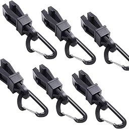 Enakshi (LABEL) Creations 6Pcs Tarp Clips with Carabiner Windproof Lock Grip Durable for Camping ToolsSporting Goods|Outdoor Sports|Camping & Hiking|Tents & Canopies|Tent & Canopy Accessories-image-96