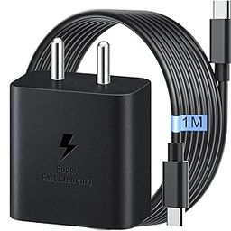 45w Type-C Super Fast Charger Adapter & Cable Compatible with Samsung Galaxy S25/S24/S23/S22/S21(Ultra/Plus/Fe),A35/M56/M35/M16/M06/M05/A56/A55(S,M,F,Z,A).Supports All Series & Other USB-C Device.-19