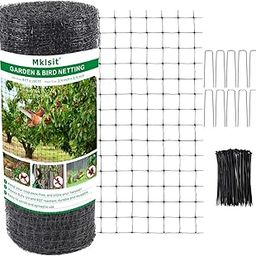 Mklsit Deer Netting Fence, 8ft x 100ft Bird Netting Heavy Duty Garden Netting for Garden Protection Fruit Trees Vegetable Plants Against Birds, Deer and Other Animals-23