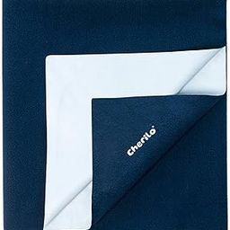 Cherilo Quick Dry Waterproof Protector Baby Dry Sheet, Large (100cm X 140cm)| Navy Blue-picture-14