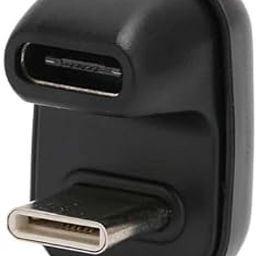 TECPHILE 100W USB C U Shaped Adapter, 180 Degree Type-C Female to Type-C Male Connector, 480MB/s Data Transfer, Durable ABS Converter for Charging, Compatible for Laptop, Tablet, Mobile, 6mm Space-image-40