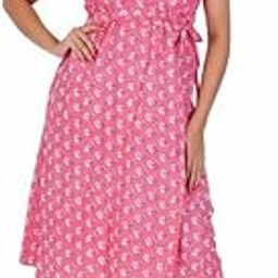 Women's [L- 4XL] Full Open/Front Buttoned [a Kind of Adaptive Clothing] Multipurpose Nighty for Maternity/Pregnancy/Elderly/Patient/Feeding/Hospital Purpose Nighty_ Calf Length-image-59